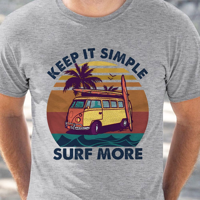 Surfing Keep It Simple White T Shirt JN153 95O36 1