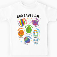 Personalized Easer Gift For Grandkids God Says Kid T Shirt - Kid Hoodie - Kid Sweatshirt 31746 thumb 1