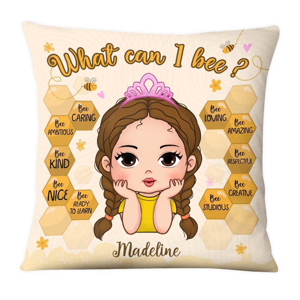 Personalized Gift What I Can Bee Affirmation Pillow 25166 Primary Mockup