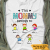 Personalized Mom Grandma Belongs To T Shirt MR121 81O47 1