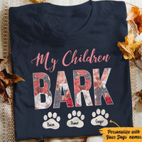 Personalized Dog Mom T Shirt JN121 73O57 thumb 1