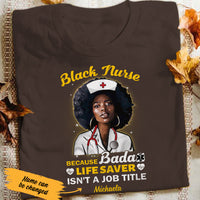 Personalized BWA Nurse Life Saver T Shirt AG112 95O47 thumb 1