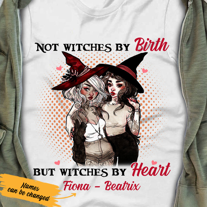 Personalized Witch Friends By Heart By Birth T Shirt AG251 28O36 1