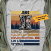 Personalized Veteran  White T Shirt JN51 95O53 1