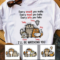 Personalized I'll Be Watching You Cat T Shirt OB311 67O36 thumb 1