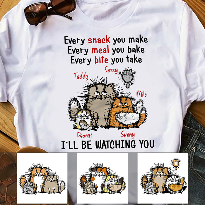 Personalized I'll Be Watching You Cat T Shirt OB311 67O36 1