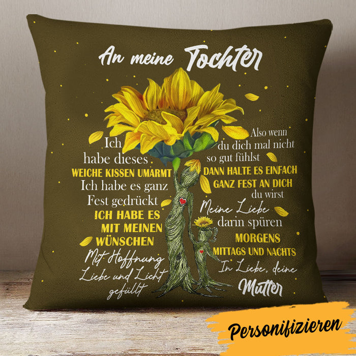 Personalized Mom Grandma German Mama Oma Tree Pillow AP84 95O60 (Insert Included) 1