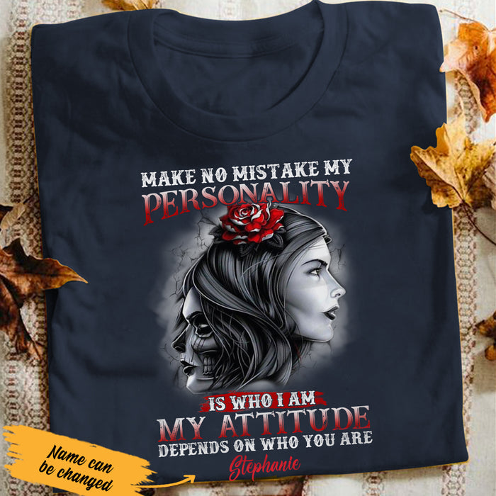 Personalized Women Skull T Shirt JL308 85O47 1