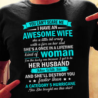 Couple Husband Awesome Wife T Shirt  DB2516 81O34 thumb 1