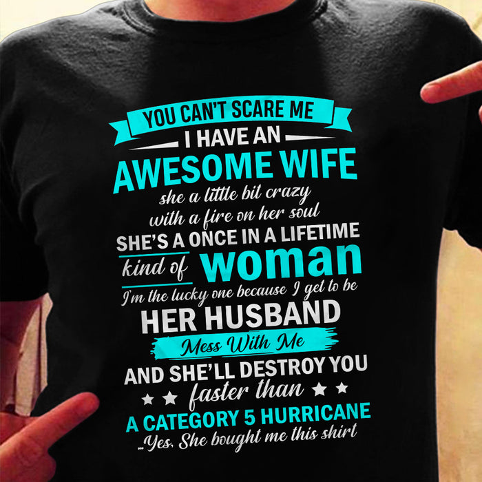Couple Husband Awesome Wife T Shirt  DB2516 81O34 1