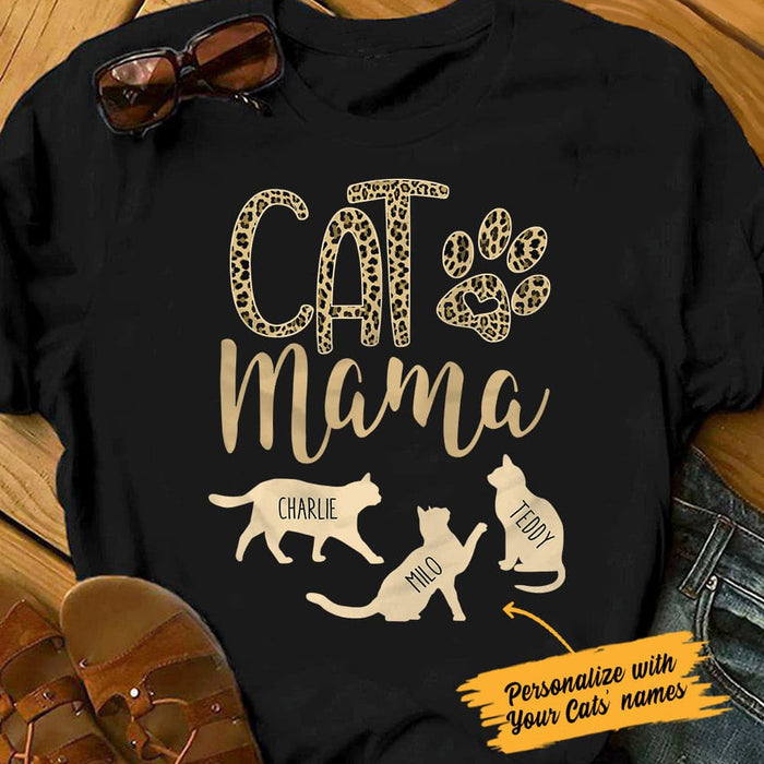 Personalized Cat Mom T Shirt JN131 67O36 1