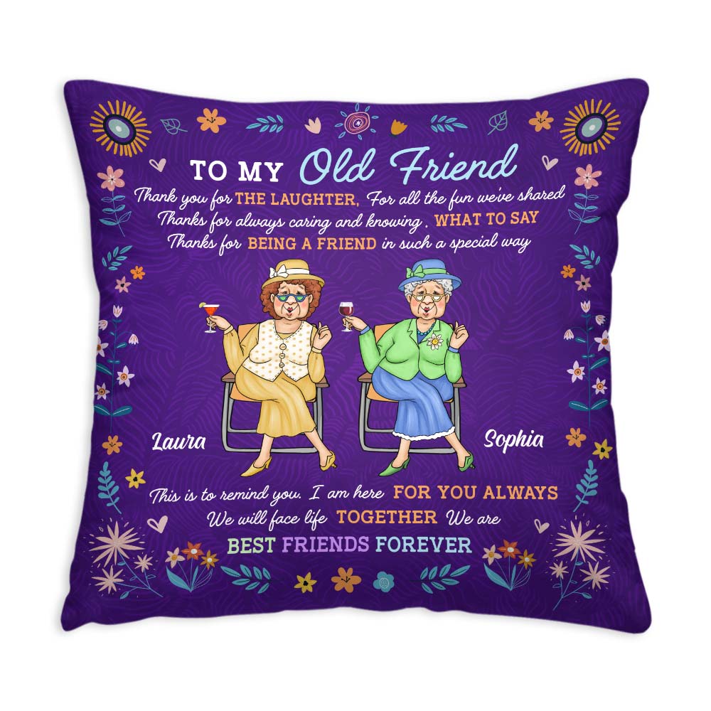 Personalized Gift For Friends Sister Thank You For Pillow 30693 Primary Mockup