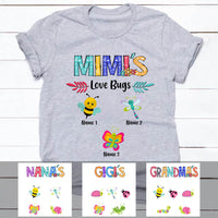 Personalized Grandma Love Bugs T Shirt OB151 30O60 thumb 1