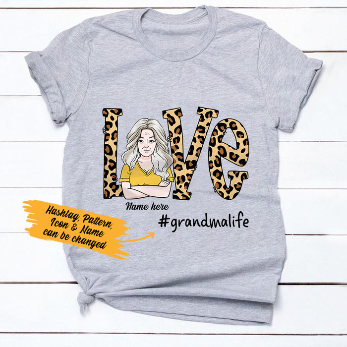 Personalized Mom Grandma T Shirt JL51 26O36 1