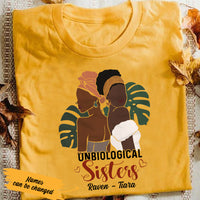 Personalized BWA Friend Unbiological Sisters T Shirt JL302 67O36 thumb 1