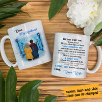 Personalized Couple Winter Letter  Mug NB51 30O60 thumb 1