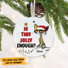 Personalized Is This Jolly Enough Cat  Ornament OB292 85O47 1