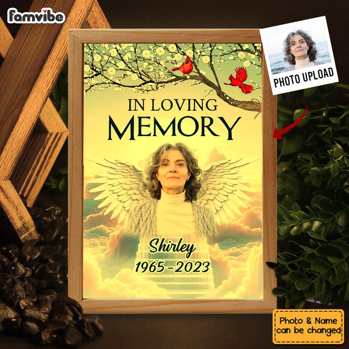 Personalized Memorial Upload Photo In Loving Memory Picture Frame Light Box 31544 1