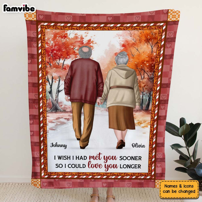 Personalized Couple I Wish I Had Met You Sooner Blanket 30761 1