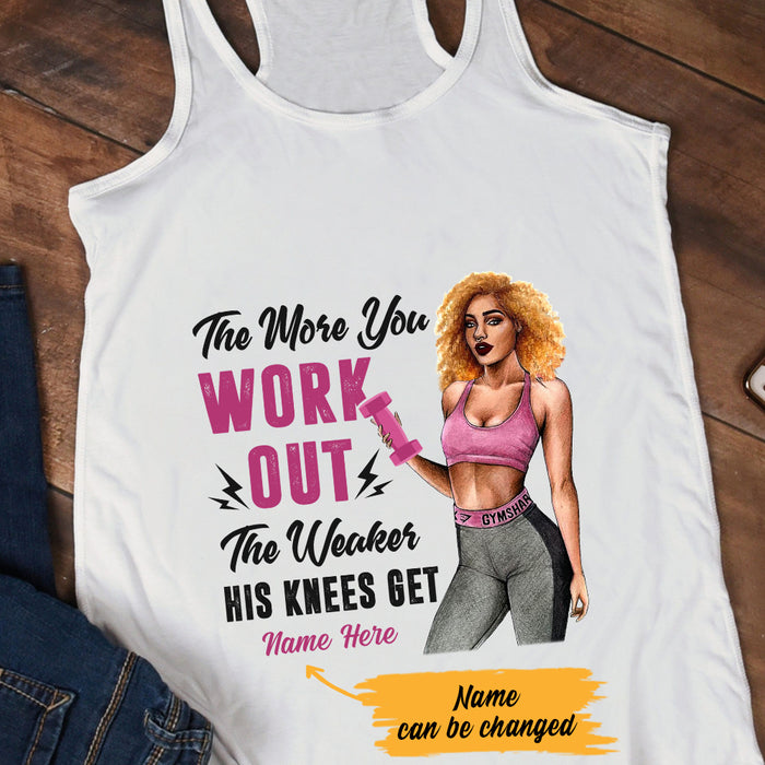 Personalized BWA Gym Racerback Tank SB31 65O47 1