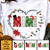 Personalized Gift For Grandma Est Christmas Shirt - Hoodie - Sweatshirt 30174 thumb 1