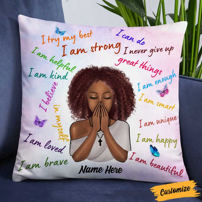 Personalized I Am BWA Pillow OB289 30O58 1