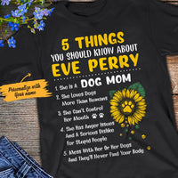 Personalized Dog Mom T Shirt JN121 85O65 thumb 1