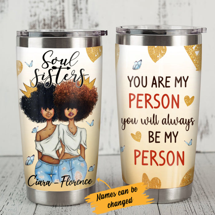Personalized BWA Friends Soul Sister Steel Tumbler AG52 27O34 1