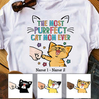 Personalized Purrfect Cat Mom Ever T Shirt MR191 67O53 thumb 1