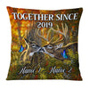Personalized Deer Hunting Couple Pillow DB34 87O53 1