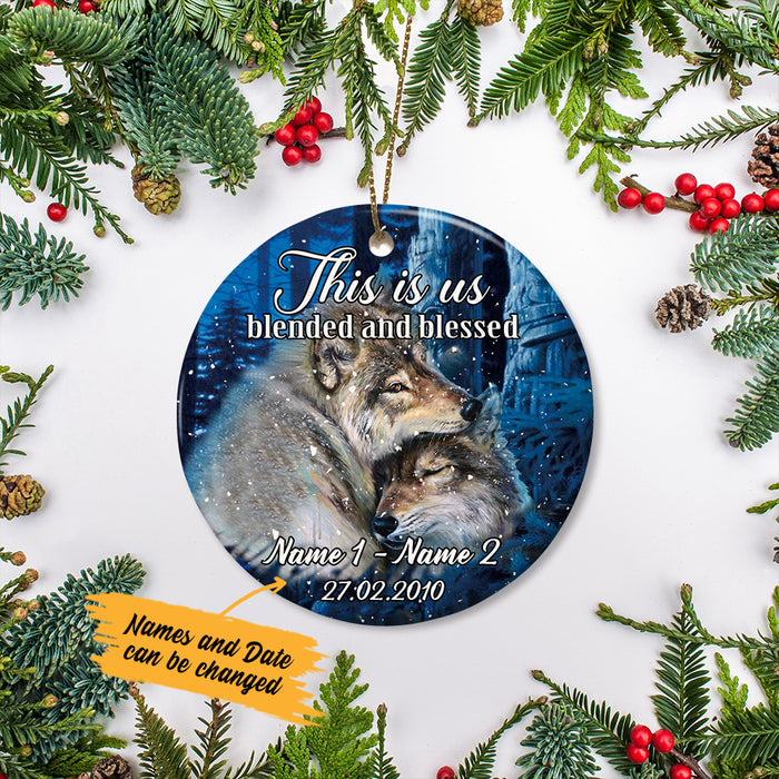 Personalized This Is Us Wolf Couple  Ornament SB162 29O34 1