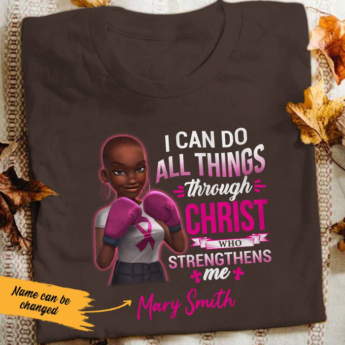 Personalized Breast Cancer Melanin BWA T Shirt JN212 65O53 1