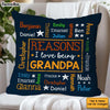 Personalized Gift For Grandpa Word Art Pillow 32058 1