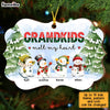 Personalized My Grandkids Melt My Heart Grandma Christmas Benelux Ornament OB81 23O28 1