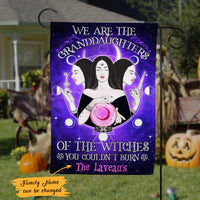 Personalized Halloween Granddaughters Of Witches Flag JL172 95O47 thumb 1