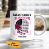 Personalized Skull Girl Breast Cancer Mug AG253 85O36 1