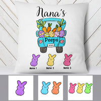 Personalized Grandma Peeps Easter Truck Pillow FB192 67O53 (Insert Included) thumb 1