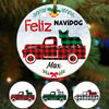 Personalized Feliz Navi Dog Christmas  Ornament OB191 95O57 1