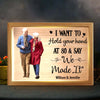 Personalized Couple Gift  We Made It Picture Frame Light Box 31419 1