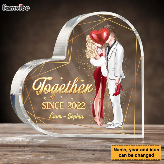 Personalized Gift For Couple Together Since Acrylic Plaque 22803 1