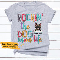 Personalized Dog Mom T Shirt FB31 26O36 thumb 1