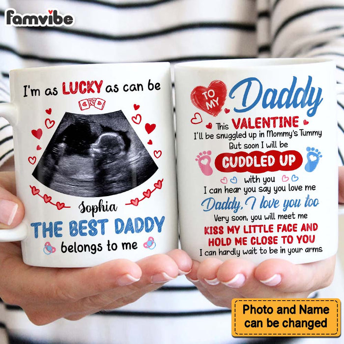 Personalized Pregnancy Gift I Can Hardly Wait To Be In Your Arms Mug 31285 1