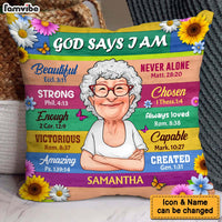 Personalized Gift For Grandma God Says I Am Pillow 31351 thumb 1
