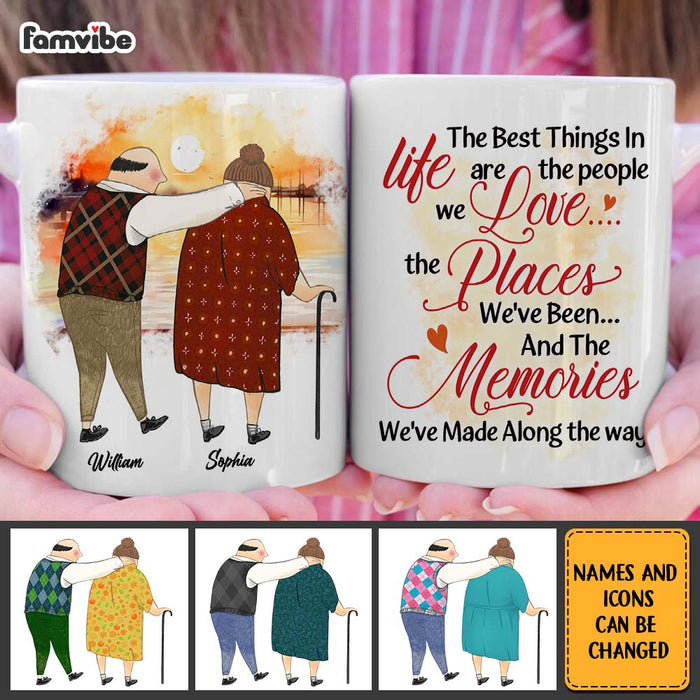 Personalized Gift For Couples The Memories We've Made  Along The Way Mug 31201 1