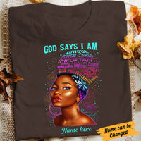 Personalized  BWA God Says T Shirt AG282 65O34 thumb 1