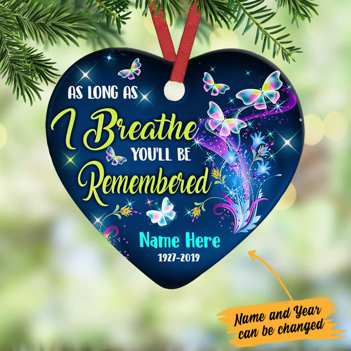 Personalized Butterfly Memorial Ornament OB313 87O60 1