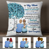 Personalized Mom And Daughter Pillow MR21 26O47 (Insert Included) 1