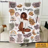 Personalized Gift For Daughter Affirmation Blanket 31314 thumb 1