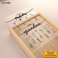 Personalized Gift For Grandma's Garden Picture Frame Light Box 31506 thumb 1