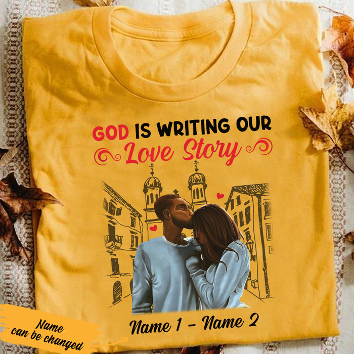 Personalized BWA Couple Christian T Shirt SB172 26O36 1